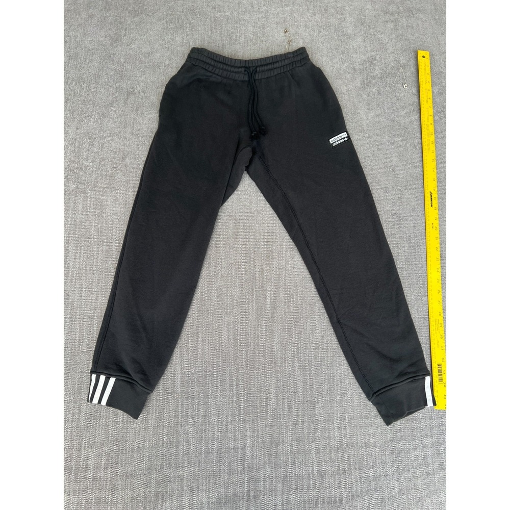 Adidas R.Y.V. Sweatpants Mens Black Athletic Gym Workout Tapered Leg Drawstring